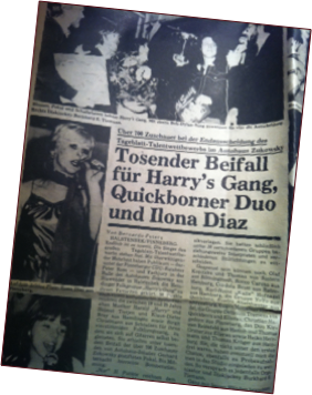 Harry Tietjen with his Band Harry´s Gang won thr first Price at the singer contest