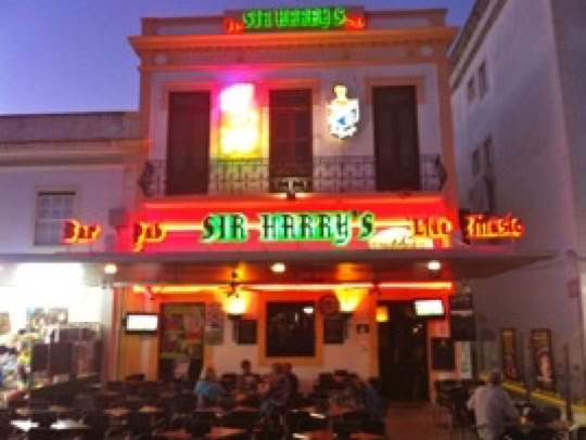 Sir Harry´s Bar Protugal / Albufeira. Harry Tietjen performte hier